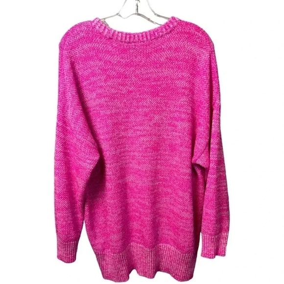 Torrid DROP SHOULDER PULLOVER SWEATER
- ACRYLIC PINK - Picture 6 of 12
